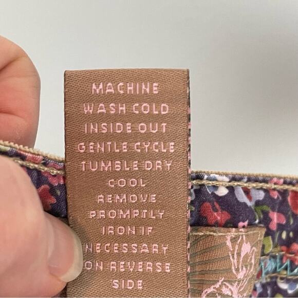 Vintage 90s Y2K Candies brown low rise corduroy cropped cargo pants button fly - Picture 9 of 9